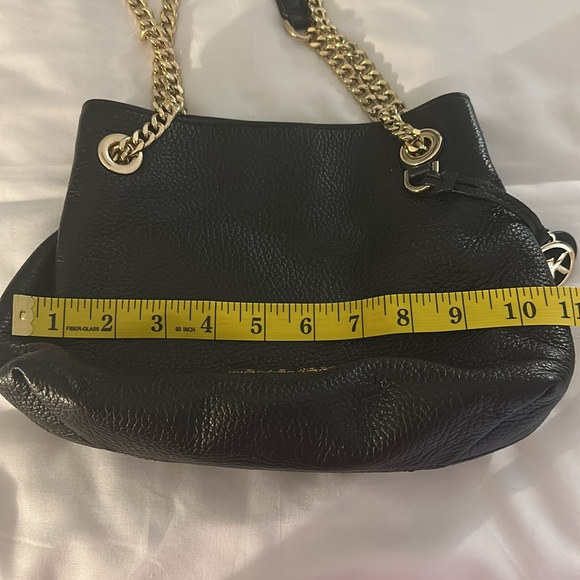 Michael Kors Black mini Shoulder Bag with Gold Accents - Picture 4 of 11